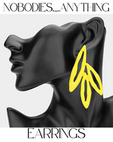 BOLD ABSTRACT GEOMETRIC DROP EARRINGS